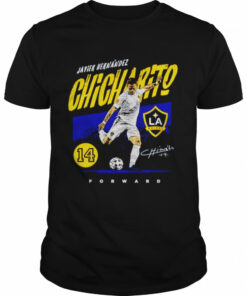 Javier Hernandez Chicharito LA Galaxy Grunge signature shirt 1