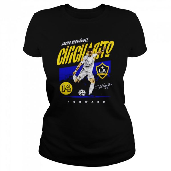 Javier Hernandez Chicharito LA Galaxy Grunge signature shirt