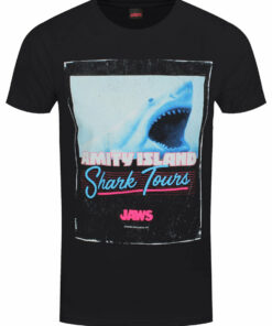 Jaws Shark Tours Mens Black T Shirt 1