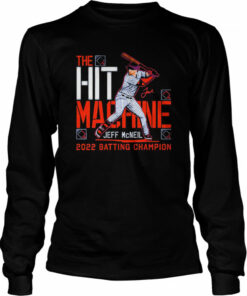 Jeff Mcneil The Hit Machine 2022 Batting Champion Shirt 3
