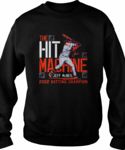 Jeff Mcneil The Hit Machine 2022 Batting Champion Shirt 4