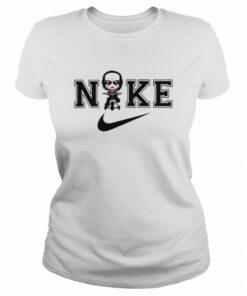 Jigsaw Horror Halloween Character Nike Swoosh Logo shirt 2