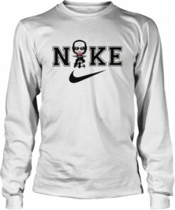 Jigsaw Horror Halloween Character Nike Swoosh Logo shirt 3