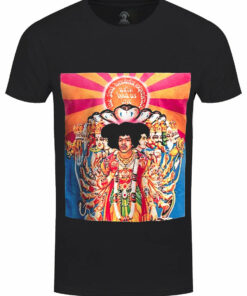 Jimi Hendrix Axis Mens Black T Shirt 1