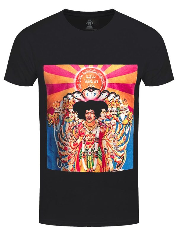 Jimi Hendrix Axis Men’s Black T-Shirt