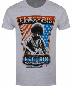 Jimi Hendrix Electric Ladyland Mens Grey T Shirt 1