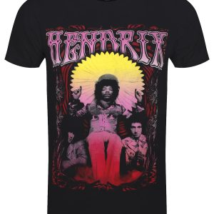 Jimi Hendrix Ferris Wheel Men’s Black T-Shirt