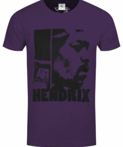Jimi Hendrix Let Me Live Mens Purple T Shirt 1