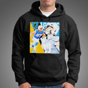 Joey Bosa 97 Los Angeles Chargers football retro poster shirt, hoodie,  sweater, long sleeve and tank top