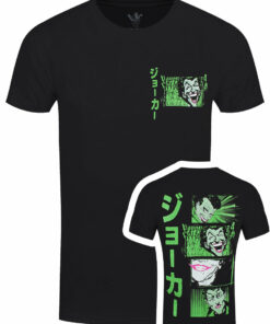 Joker Anime Mens Black T Shirt 1