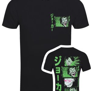 Joker Anime Mens Black T Shirt 1