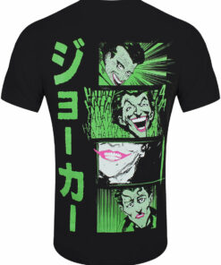 Joker Anime Mens Black T Shirt 2