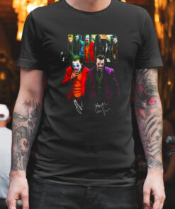 Joker The Comedian And The Anarchist Signatures 2023 T Shirt 1