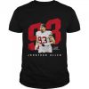 Jonathan Allen Washington Player Number signature shirt