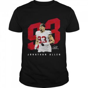 Jonathan Allen Washington Player Number signature shirt