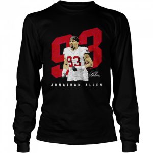 Jonathan Allen Washington Player Number signature shirt 3