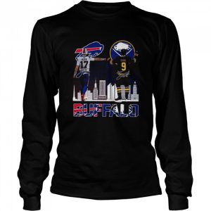 Josh Allen Buffalo Bills and Jack Eichel Buffalo Sabres signatures shirt 3