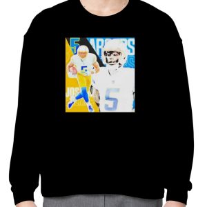 Joshua Palmer 5 Los Angeles Chargers Football Player Poster Gift Shirt,  hoodie, sweater, long sleeve and tank top