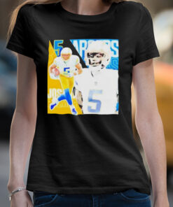 Joshua Palmer 5 Los Angeles Chargers Football Player Poster Gift T shirt 4