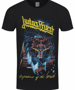 Judas Priest Defender of Faith Mens Black T Shirt 1