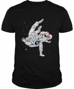 Judo astronauts wrestling shirt 1