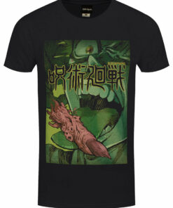 Jujutsu Kaisen Finger Licking Mens Black T Shirt 1