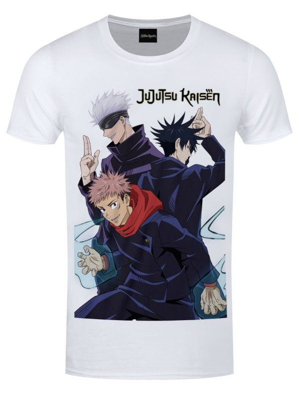 Jujutsu Kaisen Trio Men’s White T-Shirt