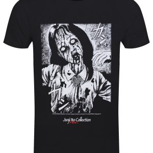 Junji-Ito Bleeding Men’s Black T-Shirt