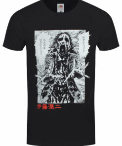 Junji Ito Ghoul Mens Black T Shirt 1