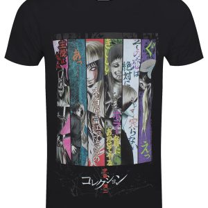 Junji Ito Key Art Mens Black T Shirt 1