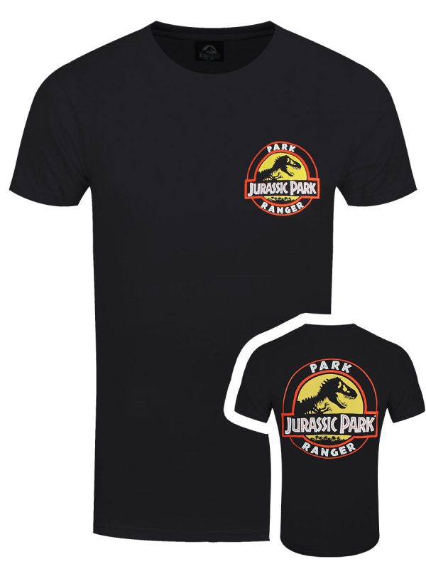 Jurassic Park Park Ranger Men’s Black T-Shirt