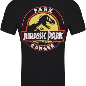 Jurassic Park Park Ranger Mens Black T Shirt 2