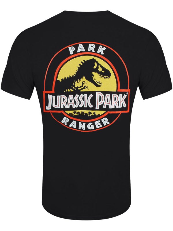 Jurassic Park Park Ranger Men’s Black T-Shirt