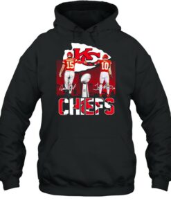 Kansas City Chiefs Mahomes and Hill signatures shirt 5