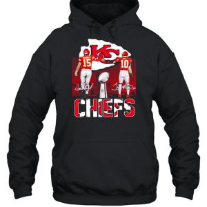 Kansas City Chiefs Mahomes and Hill signatures shirt 5