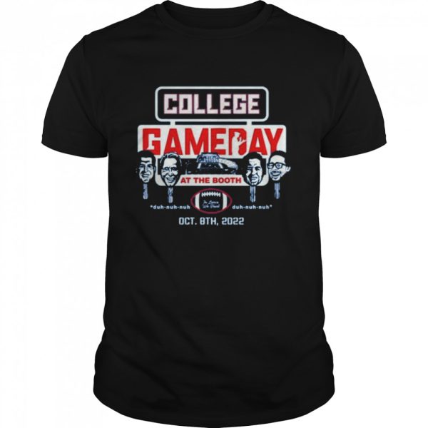 Kansas Jayhawk College Gameday At The Booth Oct 8th 2022 Shirt