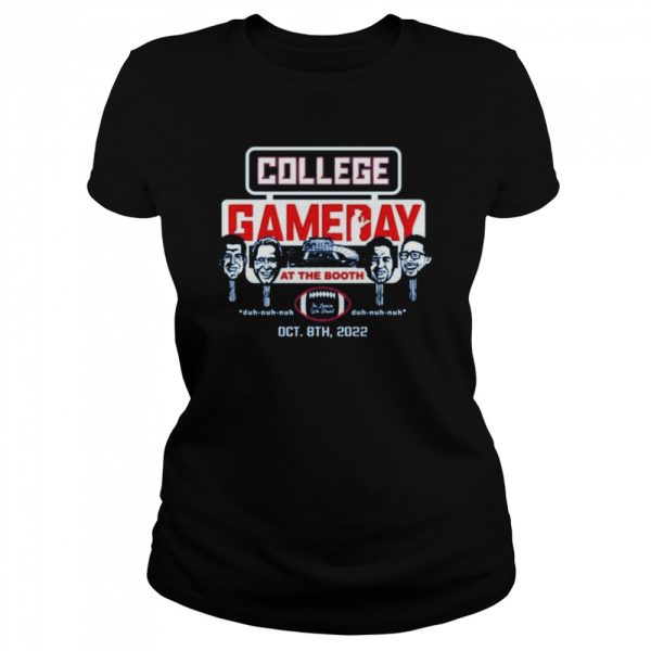 Kansas Jayhawk College Gameday At The Booth Oct 8th 2022 Shirt