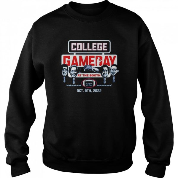 Kansas Jayhawk College Gameday At The Booth Oct 8th 2022 Shirt