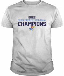 Kansas Jayhawks 2022 Men's Midwest Regional Champions T shirt 1