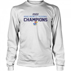 Kansas Jayhawks 2022 Men's Midwest Regional Champions T shirt 3