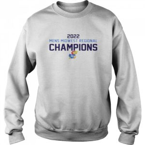 Kansas Jayhawks 2022 Men's Midwest Regional Champions T shirt 4