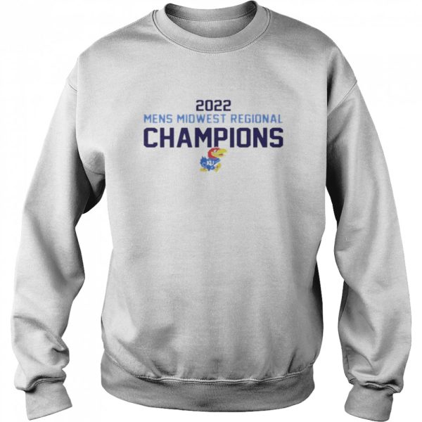 Kansas Jayhawks 2022 Men’s Midwest Regional Champions T-shirt