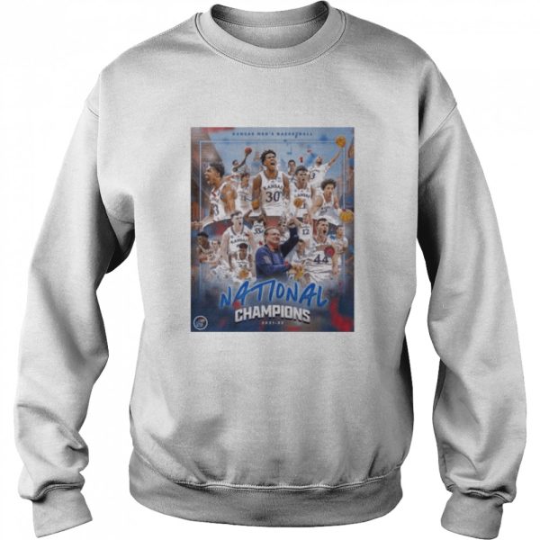 Kansas jayhawks men’s basketball 2022 national champions shirt