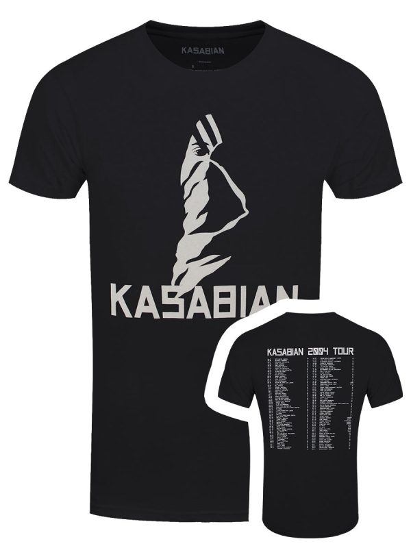 Kasabian Ultra Face 2004 Tour Men’s Black T-Shirt