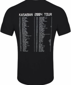 Kasabian Ultra Face 2004 Tour Men's Black T-Shirt 1 Kasabian Ultra Face 2004 Tour Mens Black T Shirt 2