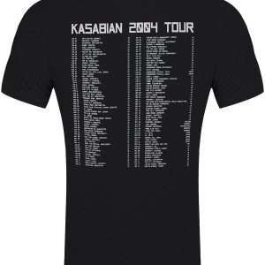 Kasabian Ultra Face 2004 Tour Men’s Black T-Shirt