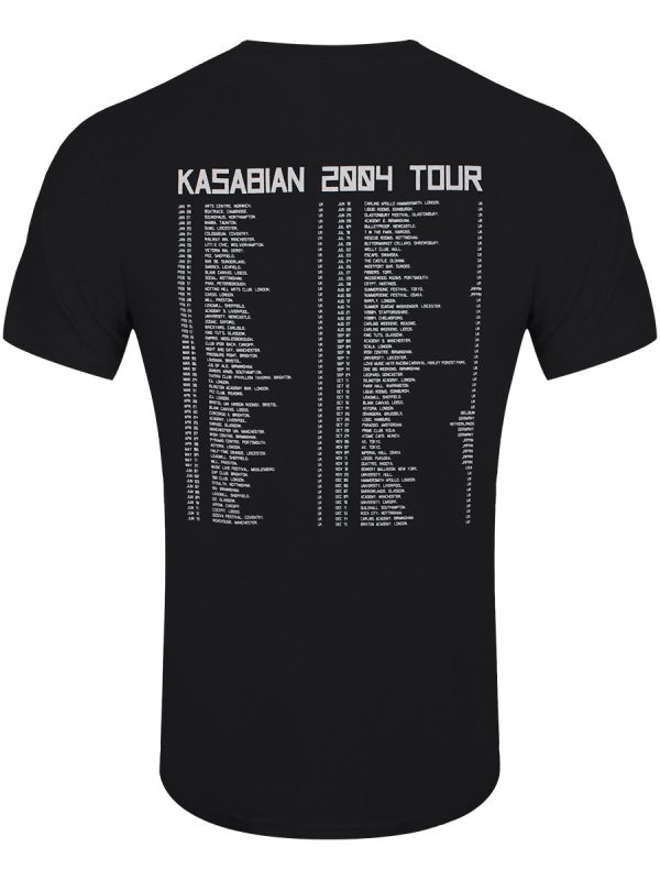 Kasabian Ultra Face 2004 Tour Men’s Black T-Shirt