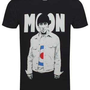 Keith Moon Moon Target Men’s Black T-Shirt