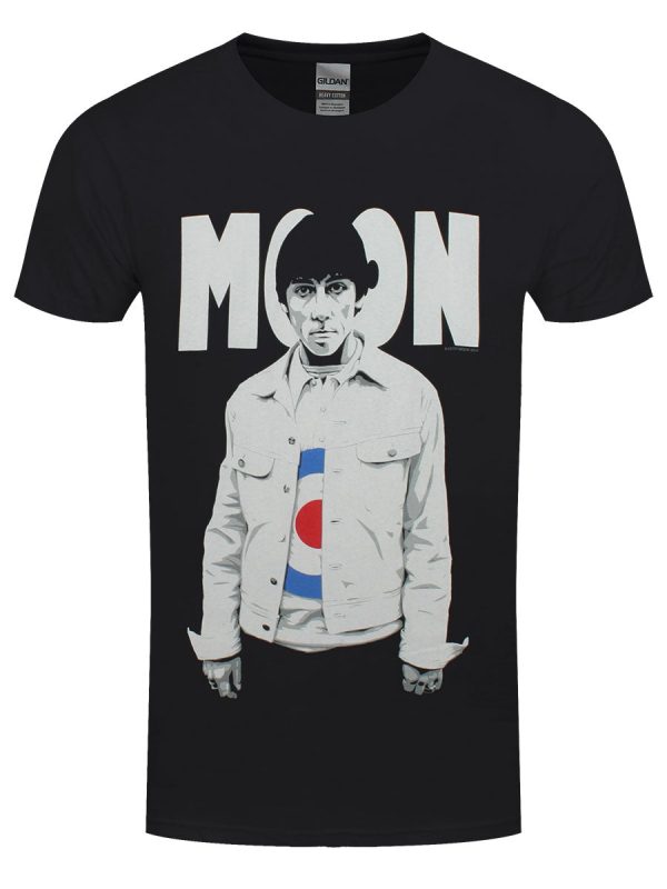 Keith Moon Moon Target Men’s Black T-Shirt