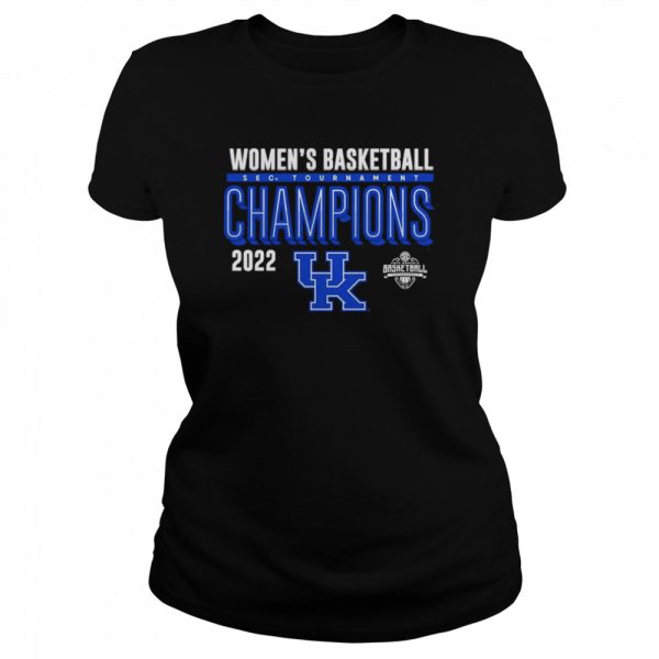 Kentucky Wildcats 2022 SEC Women’s Basketball Conference Tournament Champions T-shirt